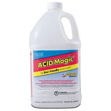 Acid Magic's Muriatic Acid: The Ideal Choice for Cleaning Grease and Oil Stains